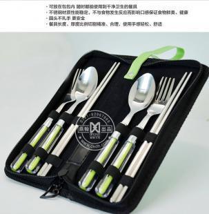 不锈钢旅行餐具6件套 户外与会议礼品的理想选择